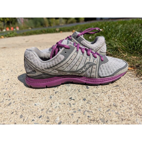 Saucony Grid Flex XT 600 Sneakers Womens Size 8.5 Running Walking Workout Purple - Picture 4 of 12
